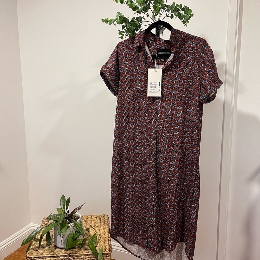 THE EMPOWER SHIRT DRESS NWT WILDFANG - Picture 12 of 13